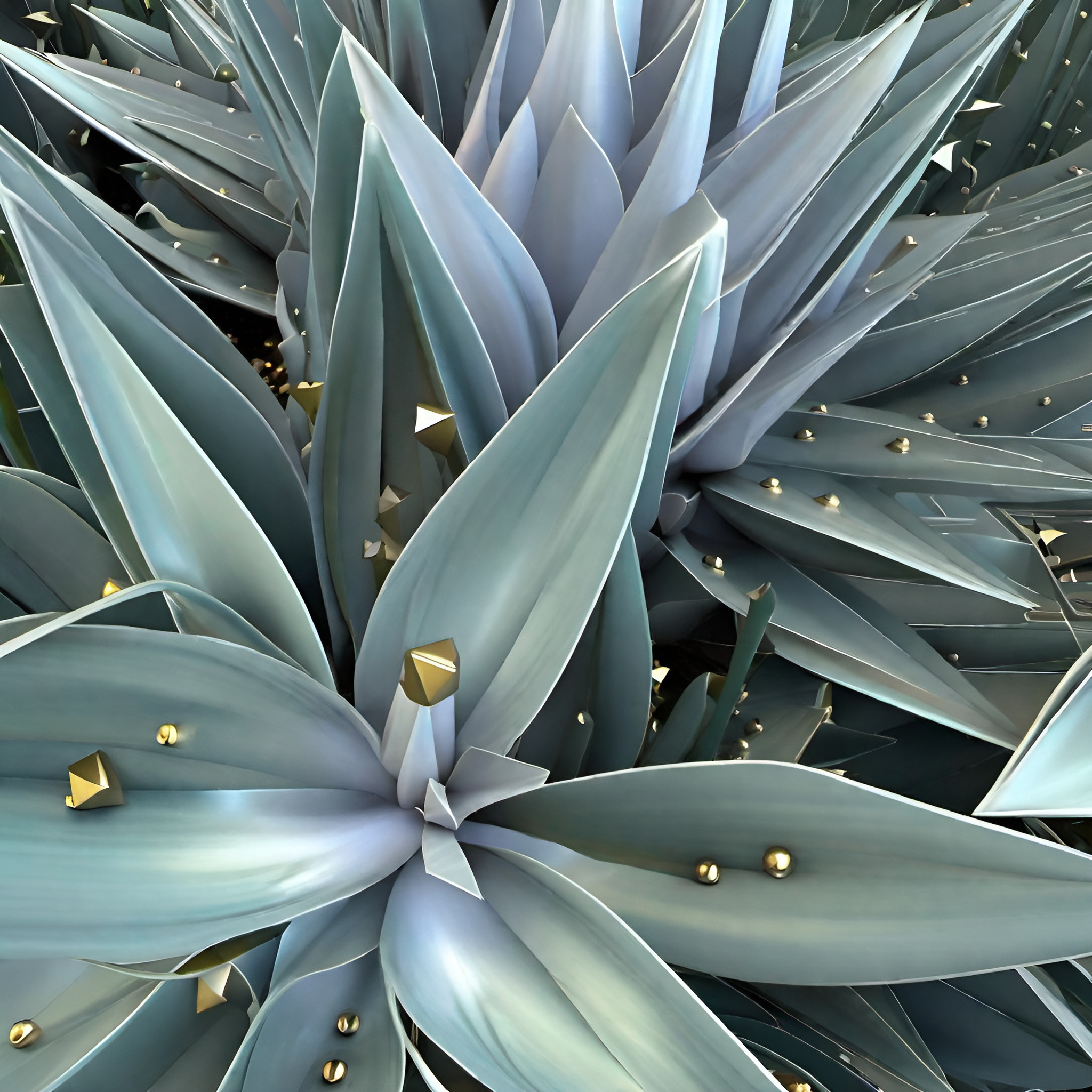 Metallic silver plant